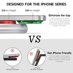 HASTHIP® 3 in 1 Charging Station, 15W Folding Wireless Charger, Faster Mag-Safe Charger Stand, for 16/15/14/Pro Plus, Watch iwacth, AirPods and Galaxy Series