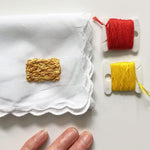 HASTHIP Plastic Thread Bobbins Holder for Cross Stitch and Embroidery with Bobbin Winder | 100 Pcs 1.57 in Yarn Organizer