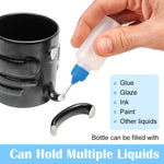 HASTHIP Precision Tip Applicator Bottles 12 pcs 30 ml for DIY Crafting with Fine Needle Caps