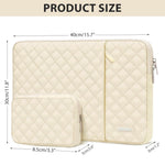 HASTHIP® Padded Sleeve Set for 15-15.6 Inch Laptops