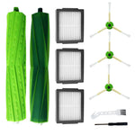 HASTHIP Replacement Parts Kit for iRobot Roomba i Series 10 pcs with Rubber and Edge-Sweeping Brushes | Includes Filters and Cleaning Tools
