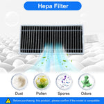 HASTHIP Replacement Parts for Ecovacs X8 PRO Omni Vacuum Cleaner 8Pcs Set with Filters & Brushes