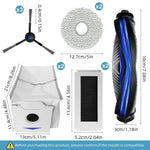 HASTHIP Replacement Parts for Ecovacs N30 Pro Omni with 10Pcs Kit including Brush and Filter Set
