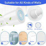 HASTHIP Retractable Curtain Rod for Window and Wardrobe featuring 16.9–27.5 in Length | 30 mm Metal Tension Design
