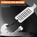 HASTHIP Portable Door Lock for Travel and Home with Screw Fixing Mechanism | 304 Stainless Steel Security