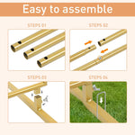 HASTHIP Square Balloon Arch Stand for Weddings and Parties featuring 200cm Iron Frame | Elegant Gold Backdrop Decoration