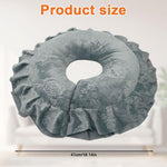 HASTHIP Face Down Prone Pillow for Massage and Eye Comfort featuring Central Breathing Hole & Velvet Cover