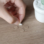 HASTHIP® 210 Pieces Round Transparent Double-Sided Tape Double Sided Adhesive Dots Removable Adhesive Sticker Traceless Multipurpose Tape for Party Decorations