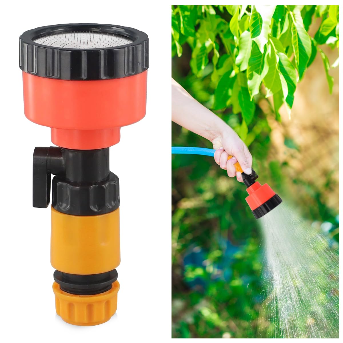 HASTHIP Water Sprayer Head Replacement for Irrigation with 2000 Mesh Screen | Quick 1/4 inch Connection