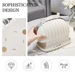 HASTHIP Tissue Paper Holder for Home and Office with Inner Spring Tray 21x13x11cm | PP Box
