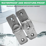 HASTHIP Door Latch Lock for Gate and Closet with 90°/180° Adjustable Design | Zinc Alloy