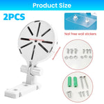 HASTHIP 2-Pack Baby Monitor Wall Mount with 145° Adjustable Angle
