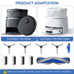HASTHIP Replacement Parts for Ecovacs T30 PRO Omni featuring 10Pcs Kit with Brushes and Filters