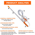 HASTHIP Telescopic Sprayer for Garden Watering with 102 in Stainless Steel Rod | Adjustable Mist Nozzle