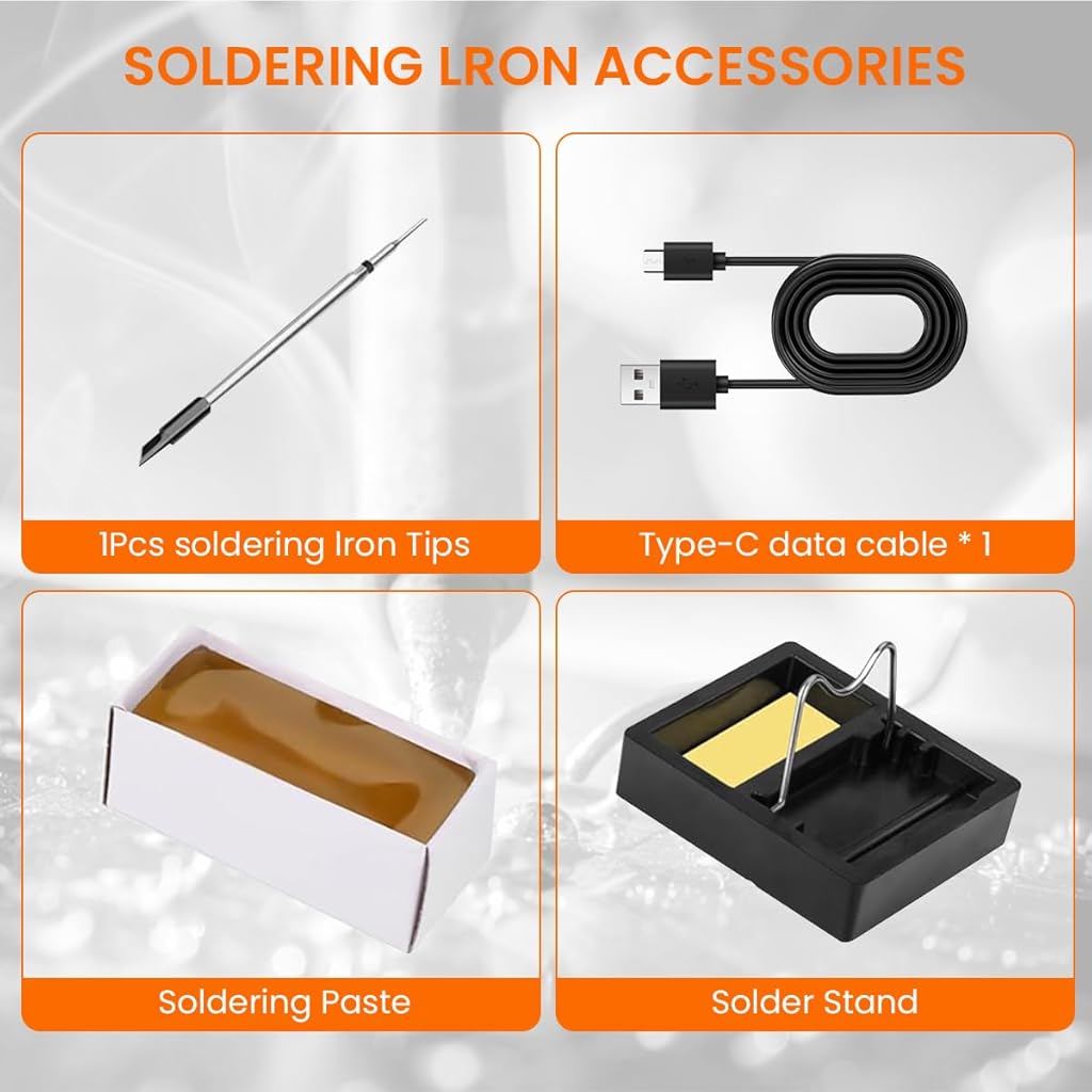 HASTHIP® Cordless Soldering Iron Pen Kit, 3 Adjustable Temperature