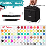 HASTHIP Paint Pens for Rock Glass and Wood Painting with 12 Oil-Based Quick-Dry Colors | Waterproof Permanent Markers