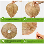 HASTHIP Wasp Nest Decoy for Gardens and Patios with 22x28cm Realistic Design | Waterproof Cloth Housing