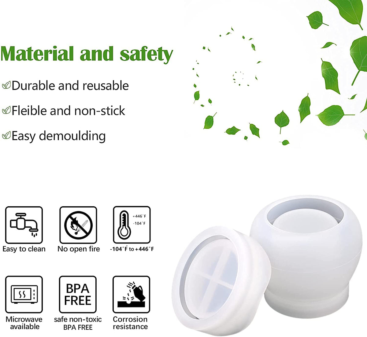 95pcs Resin Jewelry Molds Kit, 5 Pairs Earring Silicone Molds Epoxy Casting Molds with Hole, Sets of Earring Hooks, Jump Ring, Eye Pins for Resin Jewelry, Pendant, Key Chains, 5pcs Earring Mold