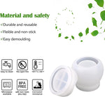 95pcs Resin Jewelry Molds Kit, 5 Pairs Earring Silicone Molds Epoxy Casting Molds with Hole, Sets of Earring Hooks, Jump Ring, Eye Pins for Resin Jewelry, Pendant, Key Chains, 5pcs Earring Mold