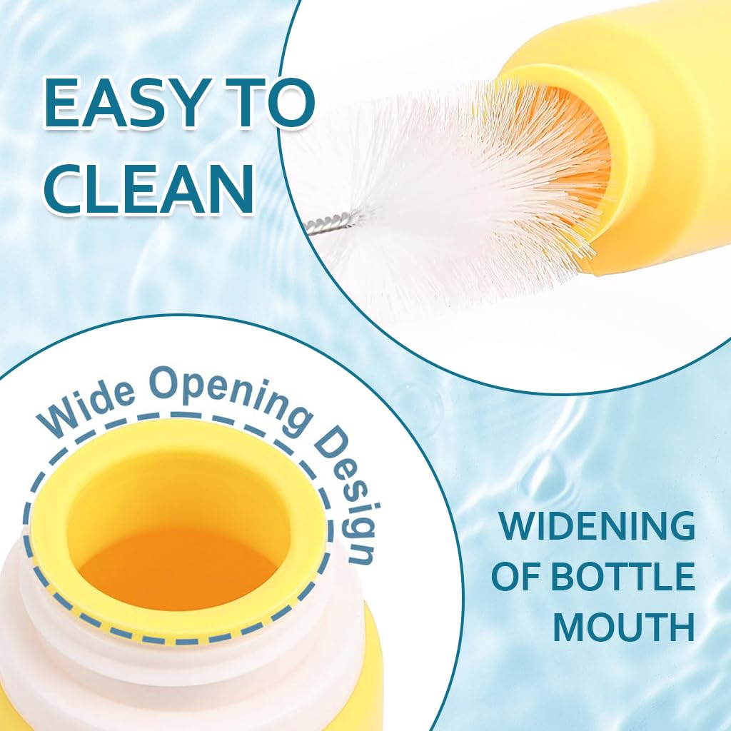 HASTHIP® 16 Pack Travel Bottles Set - Approved Leak Proof Silicone Squeezable Containers for Toiletries, Conditioner, Shampoo