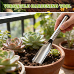 HASTHIP® 32cm Stainless Steel Garden Trowel 2Pcs - Silver