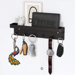 HASTHIP Wall Key Holder for Entryway featuring 6 Hooks and Anti Drop Basket | 304 Stainless Steel