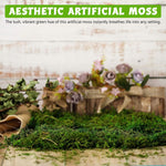 HASTHIP® Artificial Moss, Fake Moss for Crafts, Decorative Moss for Table Centerpieces Fairy Garden Wedding Party Decor, Faux Moss for Potted Plants