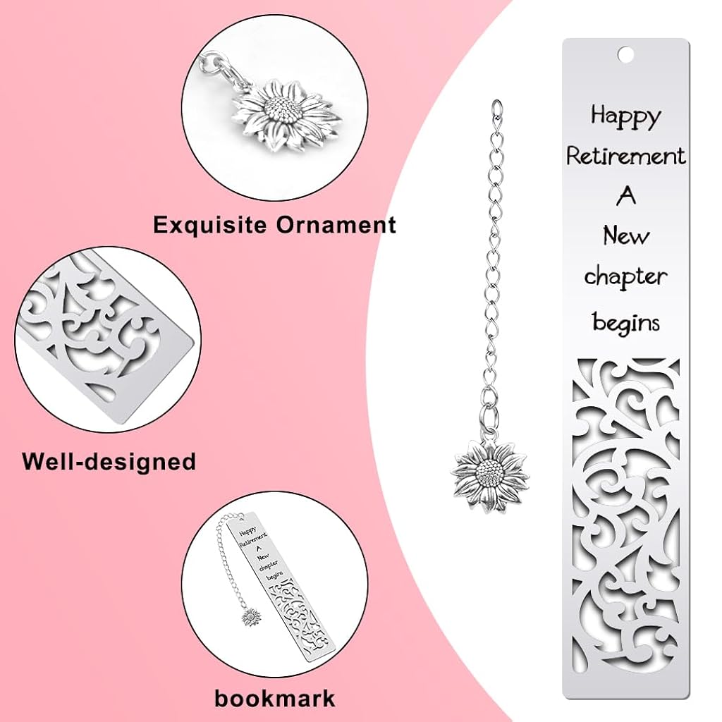 HASTHIP® Elegante marcapáginas de regalo para la jubilación
