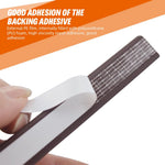 HASTHIP Door Gap Filler for Doors and Windows with Self Adhesive Grid Backing 9.8 ft Brown | Soundproof and Weatherproof Silicone Strip
