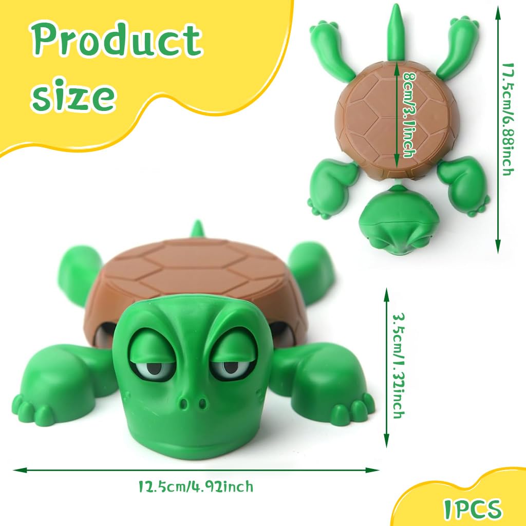 HASTHIP Turtle Coaster for Desk and Home with Anti Slip Turtle Shell Design | 17.5x12.5x5 cm Heat Resistant ABS Holder