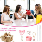 HASTHIP Stanley Cup Accessories Set with 9 Pcs Charms and Butterfly Handle | Straw Cap Kit