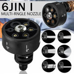 HASTHIP Car Pressure Washer Nozzle 3Pcs with 6 Spray Modes and Rotational Adjustment for Cleaners