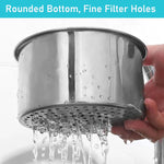 HASTHIP Kitchen Sink Strainer Basket for Residues with Triangular Swan Design | 304 Stainless Steel Mesh Filter