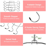 HASTHIP Bra Organizer for Wardrobe with Stainless Steel Foldable Rack 2 pcs | Holds 12 Bras