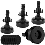 4PCS 3/8" Threaded Leveling Feet Adjustable Table/Furniture Feet Leveler Adjustable Furniture Feet, High Load Capacity 1320LB, Furniture Levelers Foot with T- Nut Kit 3/8"-16 Thread