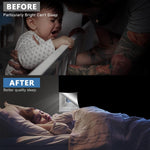 HASTHIP Portable Blackout Shades for Travel and Nursery with Silver Coating | 118 x 57 in 3 PCS