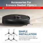 HASTHIP Replenishment Kit for Ecovacs Deebot Y1 Y1 Pro including 12 pcs microfiber parts | reusable mop cloths and high efficiency filters