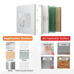 HASTHIP Wall Hooks for Bathroom and Kitchen with Ultra Adhesive Acrylic Glue | 16 Pack Plastic and Metal Transparent Design