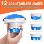 HASTHIP Pool Chlorine Floater for Swimming Pool and Spa featuring 7 in Design | Holds 3 in Tablets