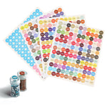 HASTHIP Diamond Painting Labels for Bead Classification featuring 447 Color Number Stickers