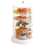 HASTHIP Jewelry Organizer Box for Earrings and Necklaces with 72 Compartments featuring Triple Tier Stepped Clear Acrylic Drawers | Space Saving Storage