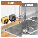 HASTHIP Wall Hooks for Kitchen and Bathroom Storage featuring L Shaped Rack Design | 3Pcs Carbon Steel Self Adhesive Organizer