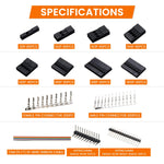 HASTHIP Wire Crimping Tool Set with 4650 pcs Dupont Connectors and Ergonomic Handle for 23–16AWG