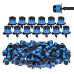 HASTHIP Irrigation Drippers for Orchards and Greenhouses featuring 360° Adjustable Emitters | 50Pcs Water-Efficient System