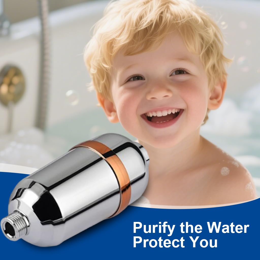 HASTHIP Shower Water Filter Cartridge for Bath with 20 Stage Filtration | Removes Chlorine and Heavy Metals