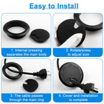 HASTHIP® 2.36in Desk Grommets 4-Pack