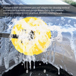 HASTHIP Pressure Washer Floor Brush for Kärcher K1 K7 with 360° Rotating Head & Dual Water Nozzles