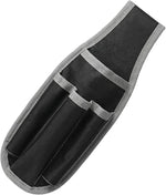 HASTHIP® Funda de Herramientas con Clip para Cinturón,Organizador de Trabajo para Electricistas,Bolsa Multiusos con Múltiples Bolsillos Alicates y Destornilladores - Gris Humo