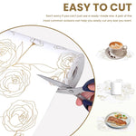HASTHIP® 45cm x 300cm Non Adhesive Drawer Liner Gold Floral Thickened Shelf Liner Paper Strong Non-Slip Easy to Clean for Tool Box Refrigerator with Small (Random)