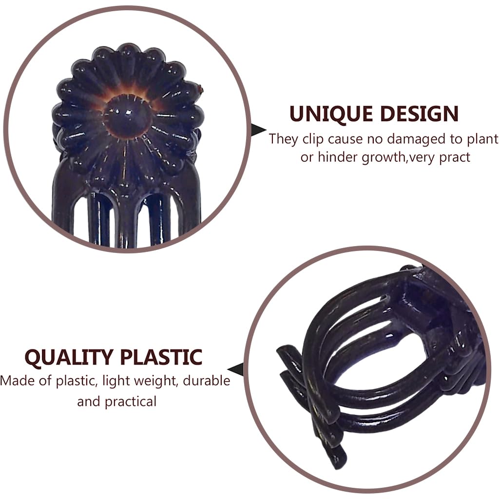HASTHIP Plant Clips for Climbers featuring Mini Claw Grip Plastic Design 100pcs Set | Support for Orchids and Vines